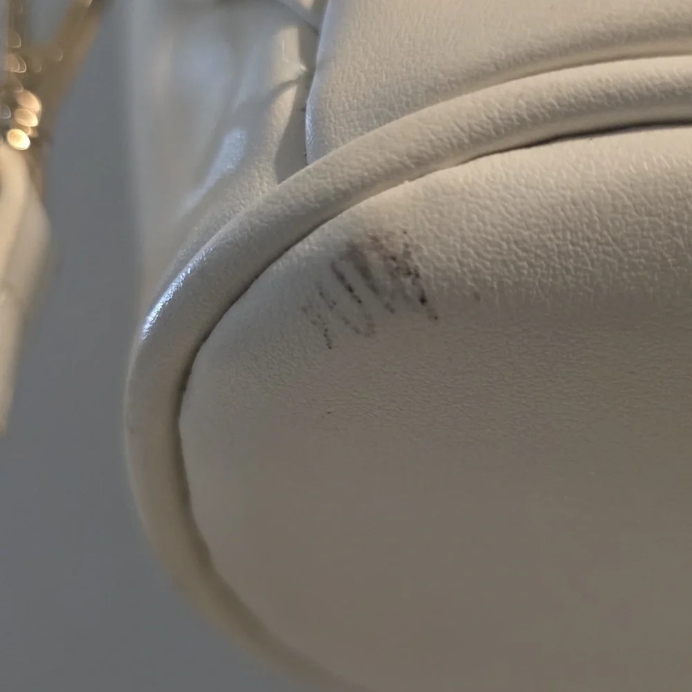 Bebe Cream Backpack with Gold Accents